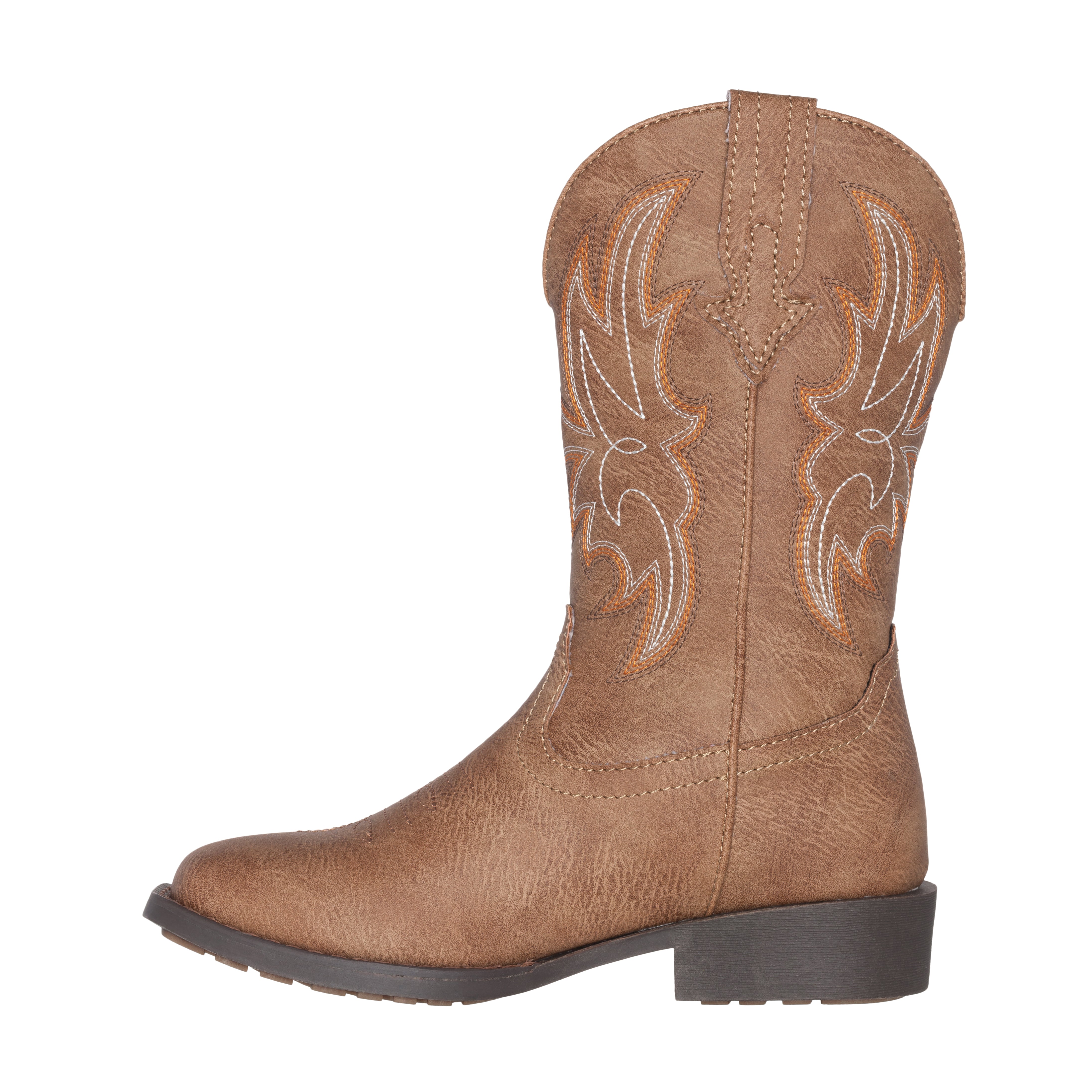 Children Western Kids Cowboy Boot | Austin Brown Square Toe for