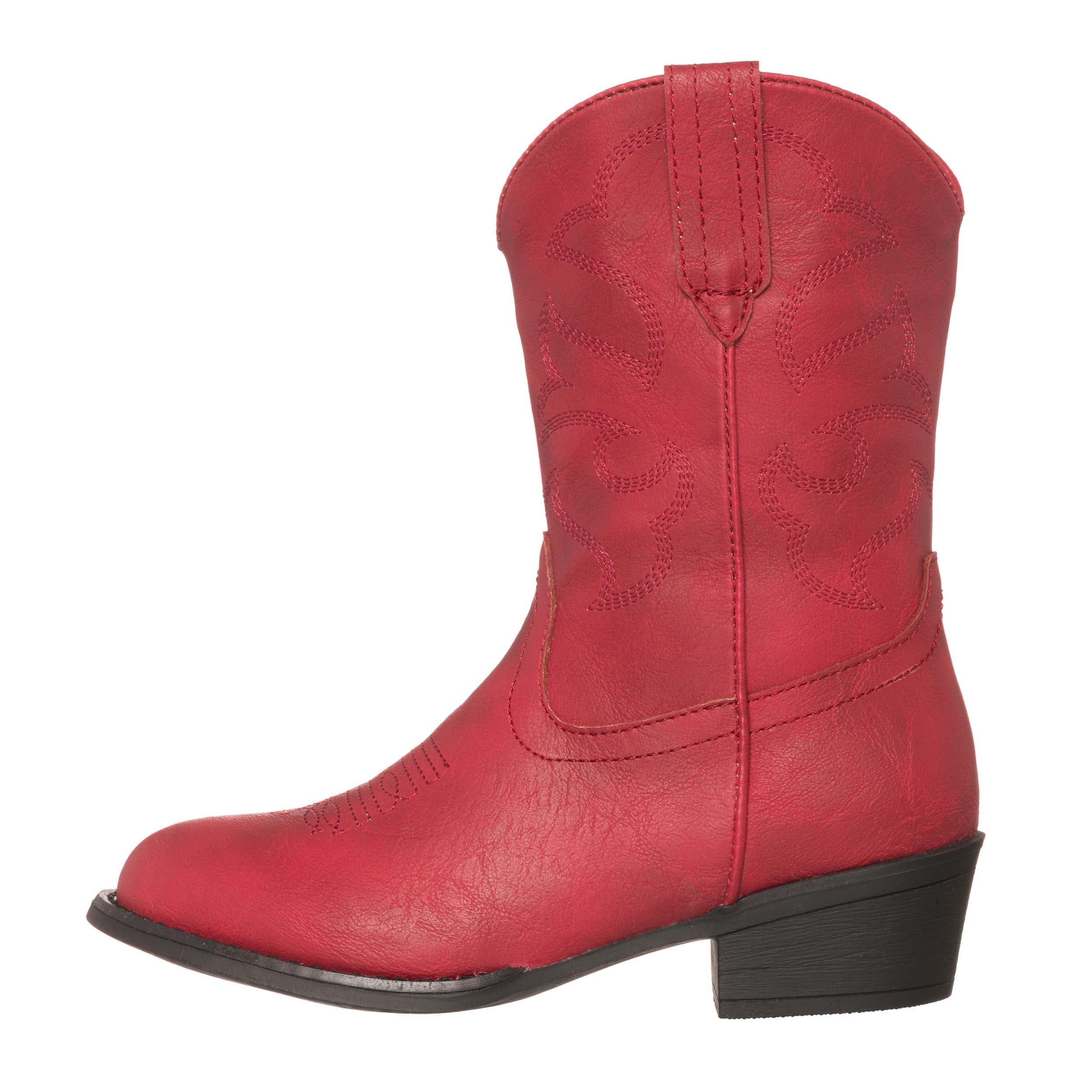 Children Western Kids Cowboy Boot Monterey Red for Girls by Silver C Silver Canyon Boot and Clothing Company