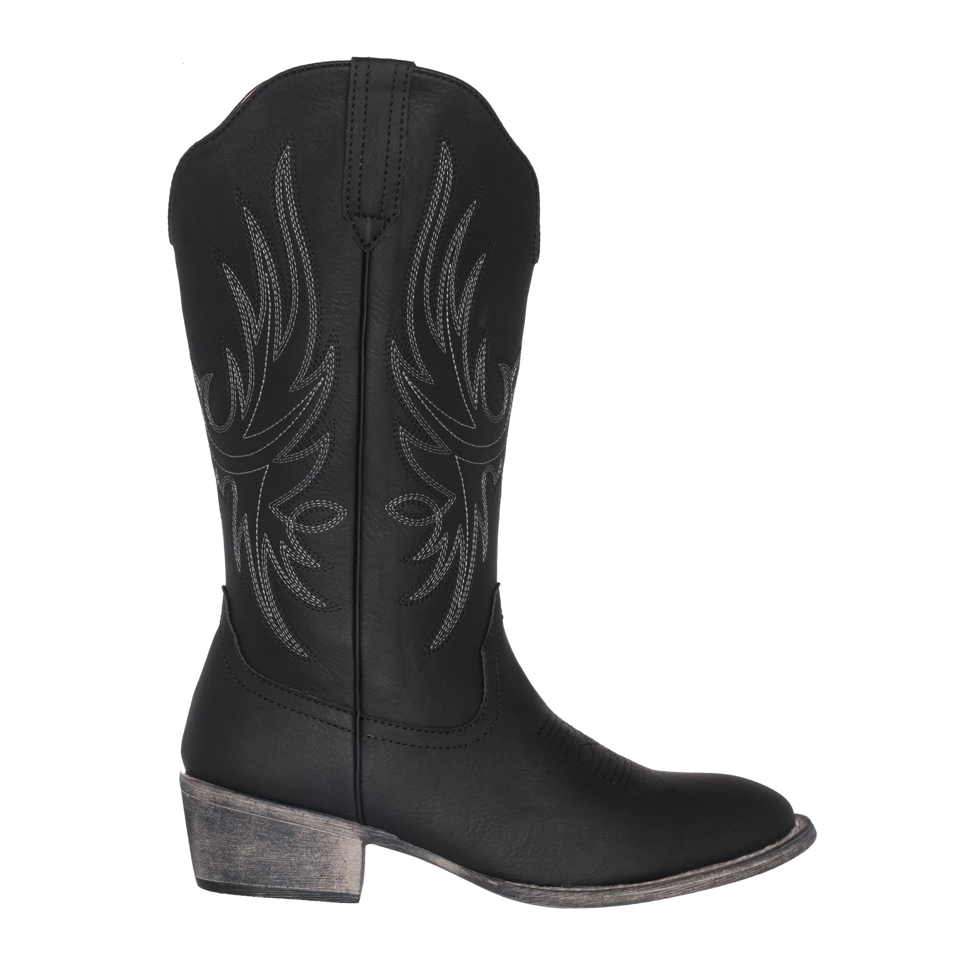 Black and silver cowgirl boots sale