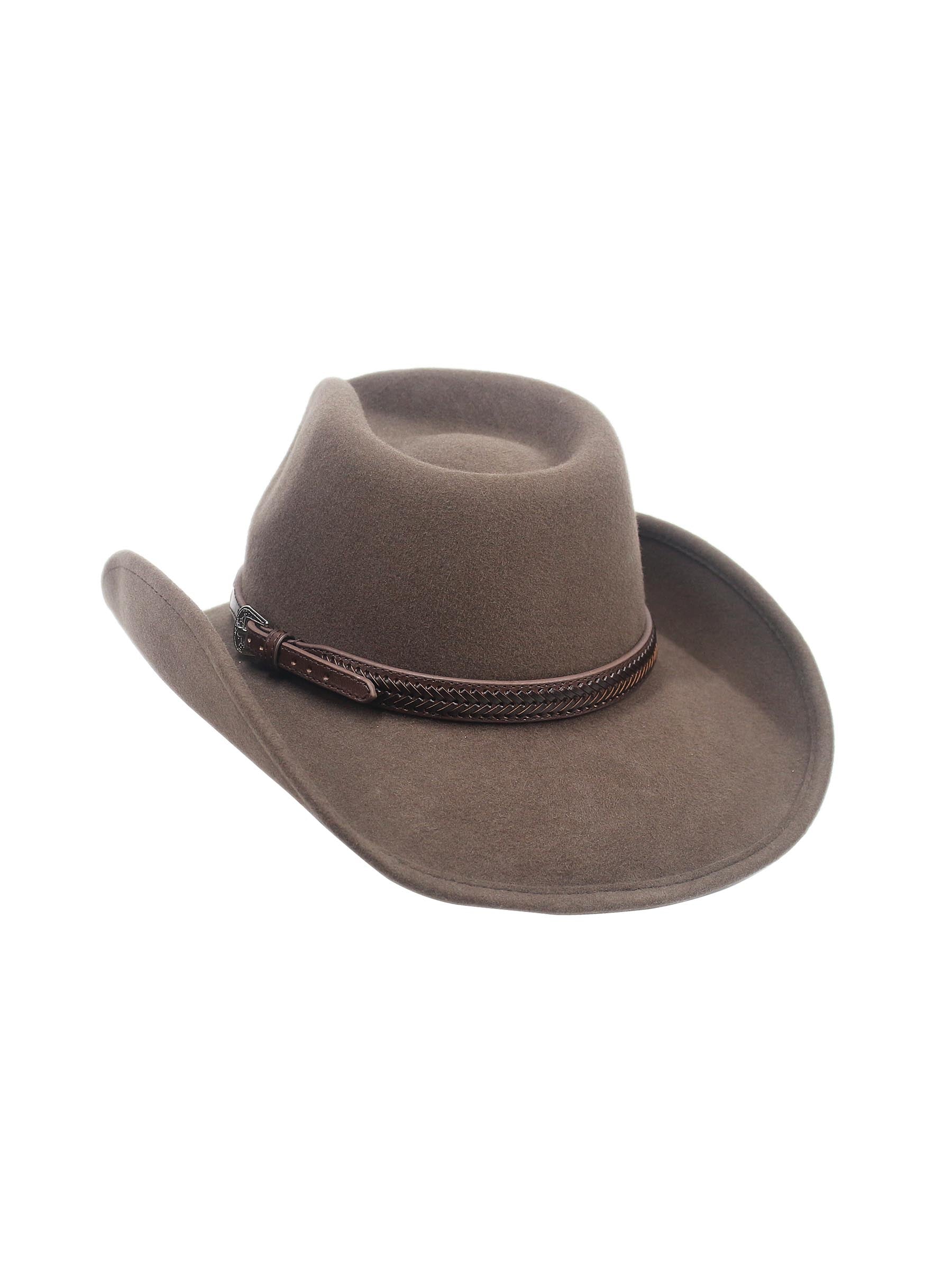 Western Hat Band for Cowboy Hats by Silver Canyon, Brown Leather with –  Silver Canyon Boot and Clothing Company